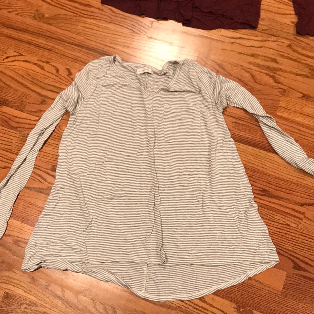 Long sleeve striped tee